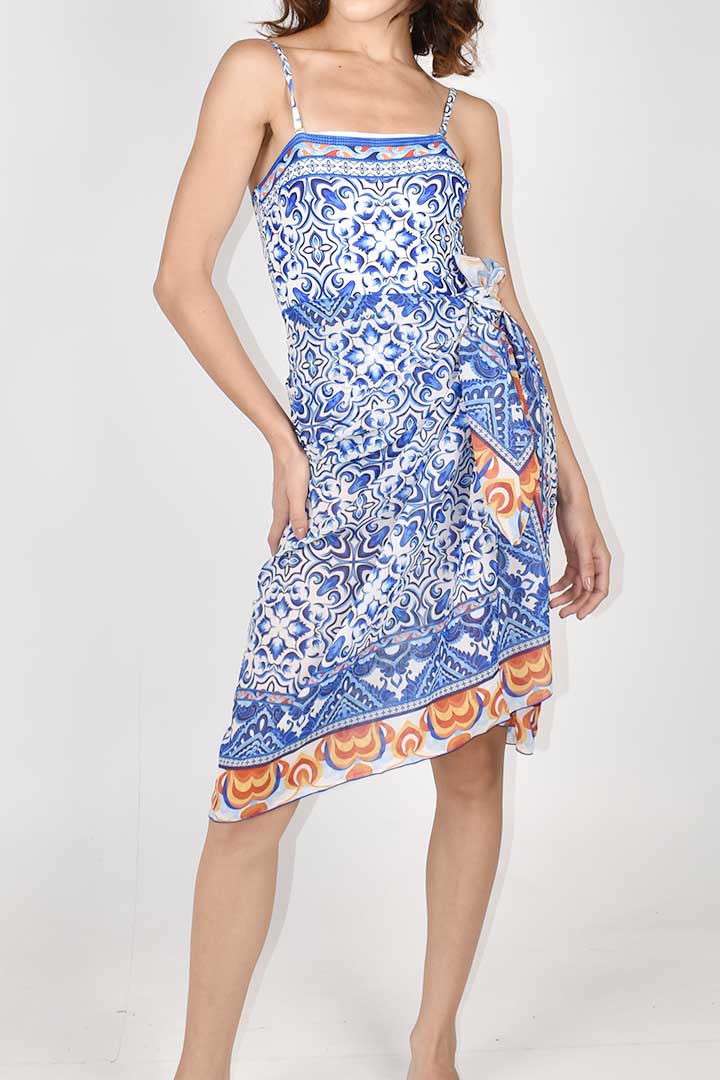 Picture of Blue Printed Swim Set