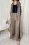 Picture of Linen Blend Long Shirt - Taupe 