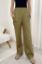 Picture of 100% Linen Pants - Olive Green