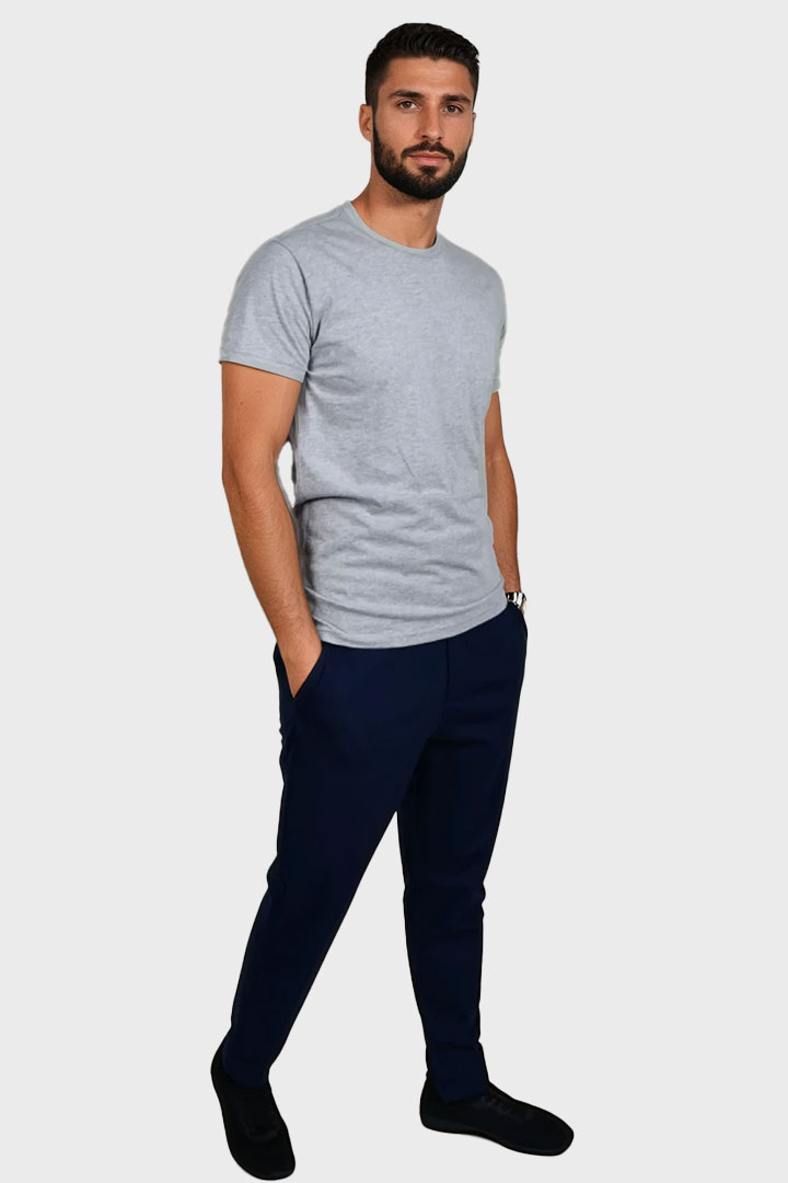 Picture of Ultra Cotton Classic T-Shirt - Grey Melange