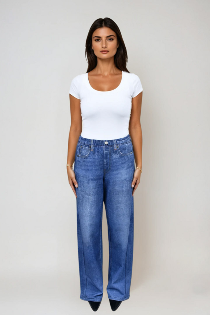 Picture of Polara Sweatpant Jeans - Denim Blue