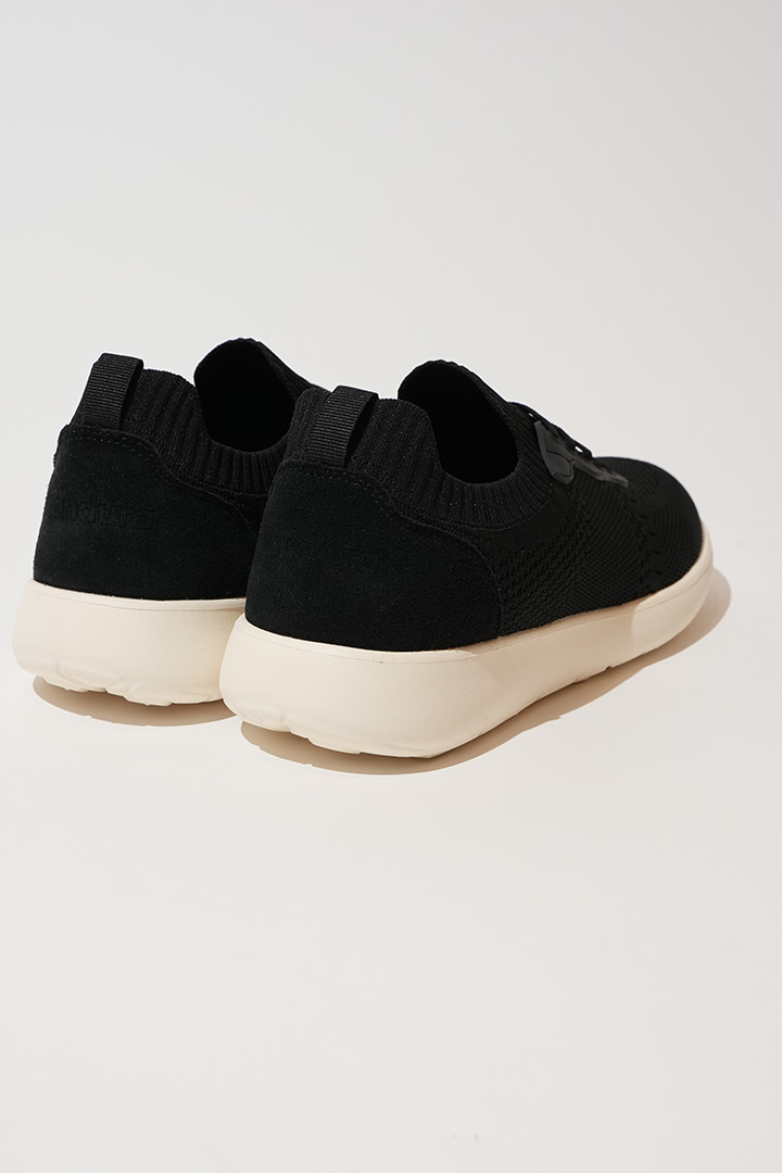 Picture of Cloud Walk - Black Suede on White