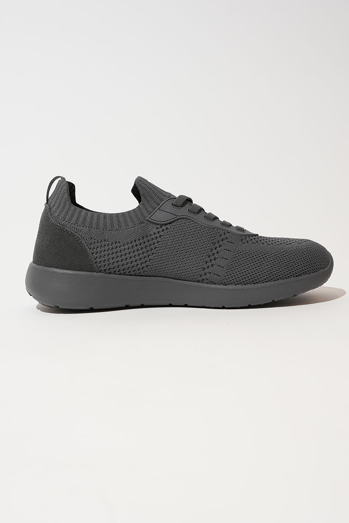 Picture of Cloud Walk - Dark Grey Suede on Grey