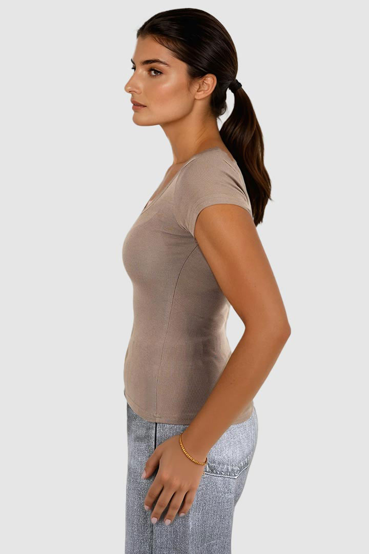 Picture of Basic Theory T-Shirt - Brown