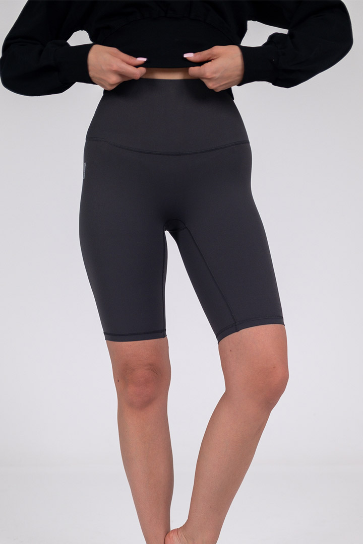 Picture of The Fit Biker Shorts - Charcoal Grey 