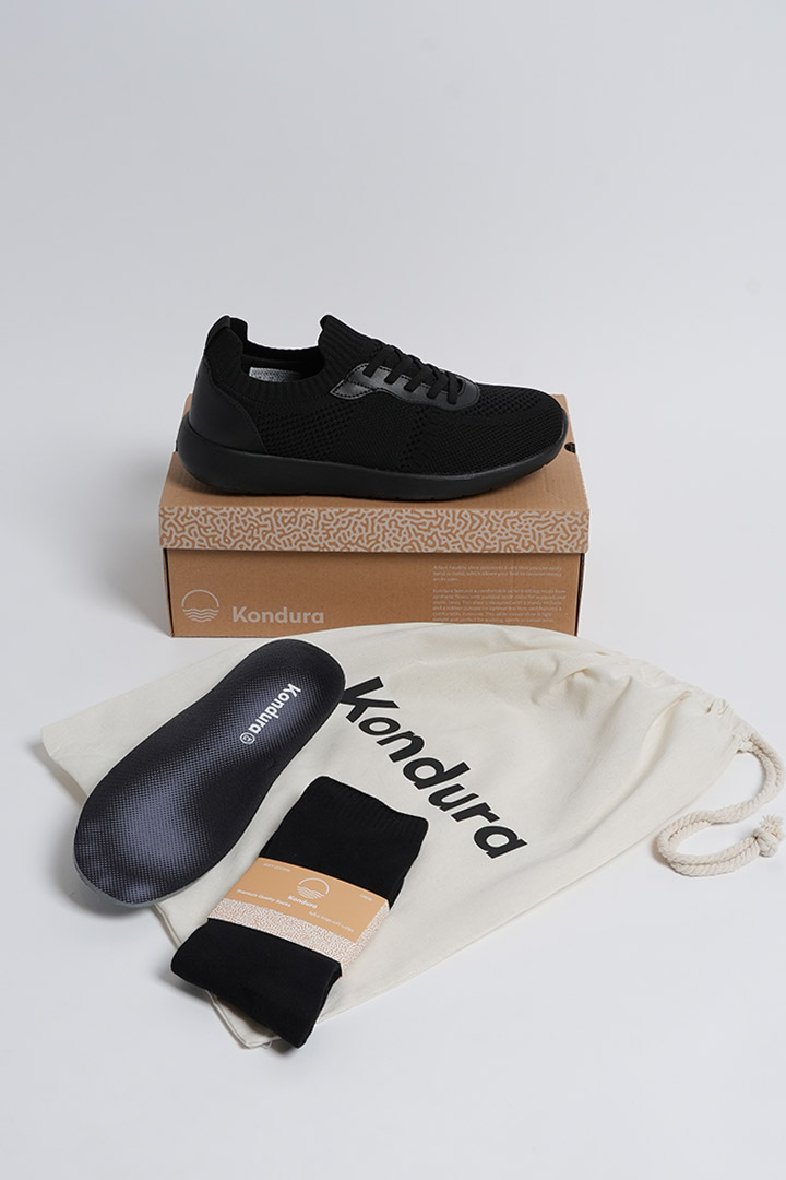 Picture of Cloud Walk - Black Leather on Black