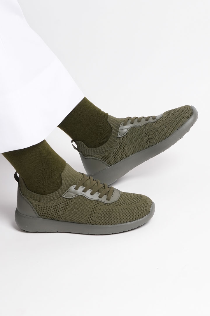 Picture of Cloud Walk - Olive Leather on Olive