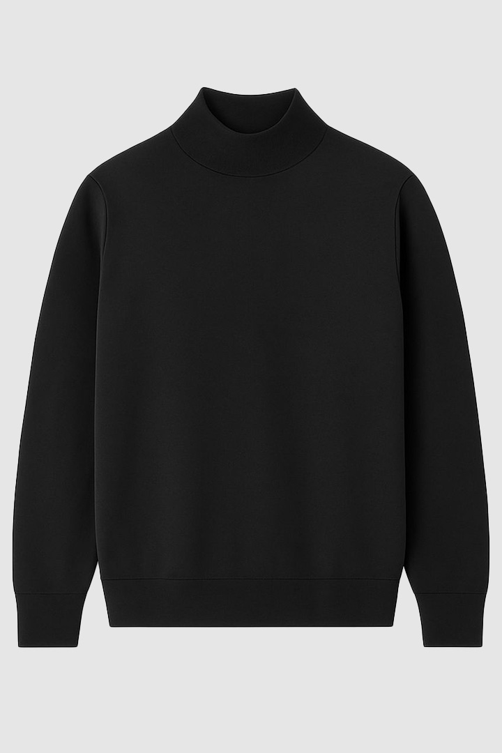 Picture of  Seashell High Neck Knit - Black