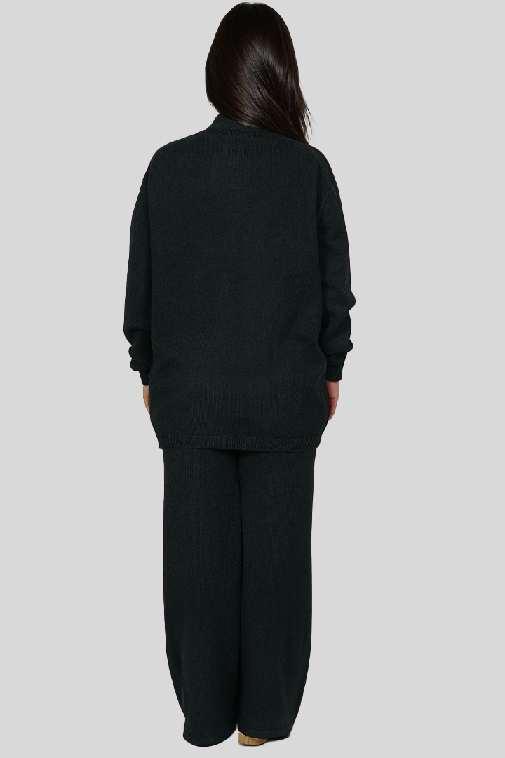 Picture of 3-Piece Knit Lounge Set - Black