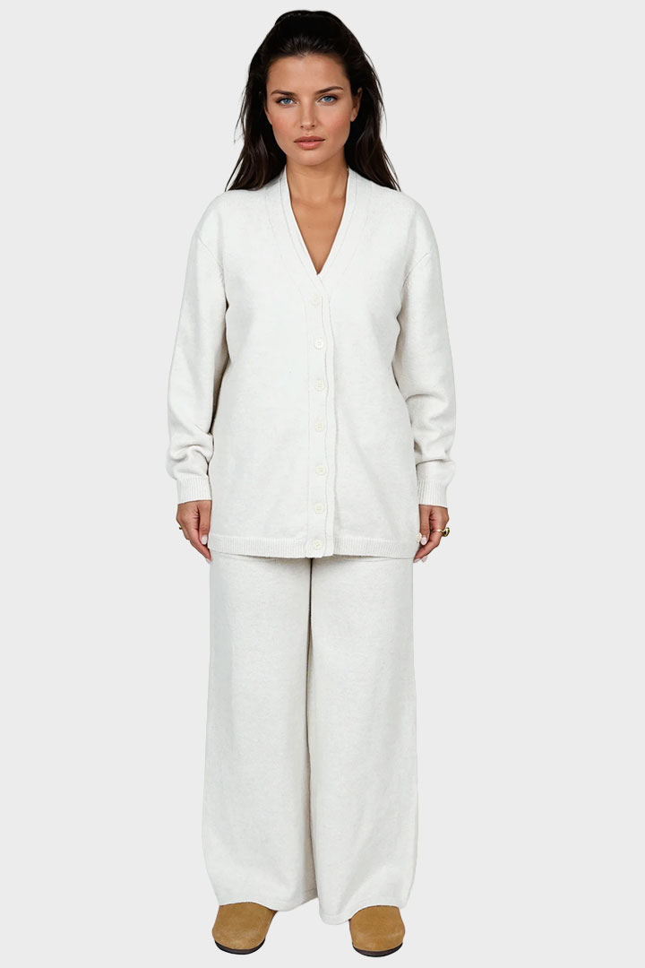 Picture of 3-Piece Knit Lounge Set - Beige