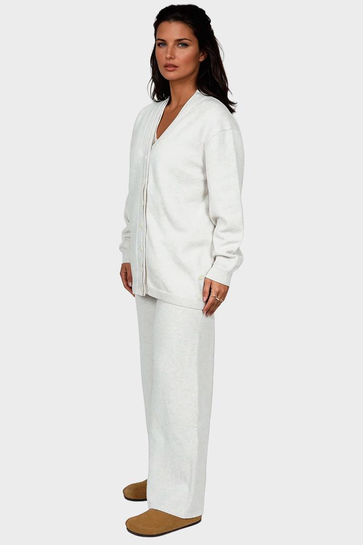 Picture of 3-Piece Knit Lounge Set - Beige