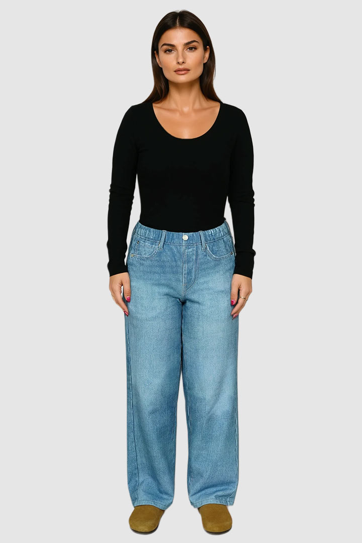 Picture of Long Sleeve Basic Theory Tee - Black