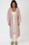 Picture of Oversized Knit Hooded Cardigan - Pink