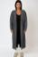 Picture of Oversized Knit Hooded Cardigan - Grey