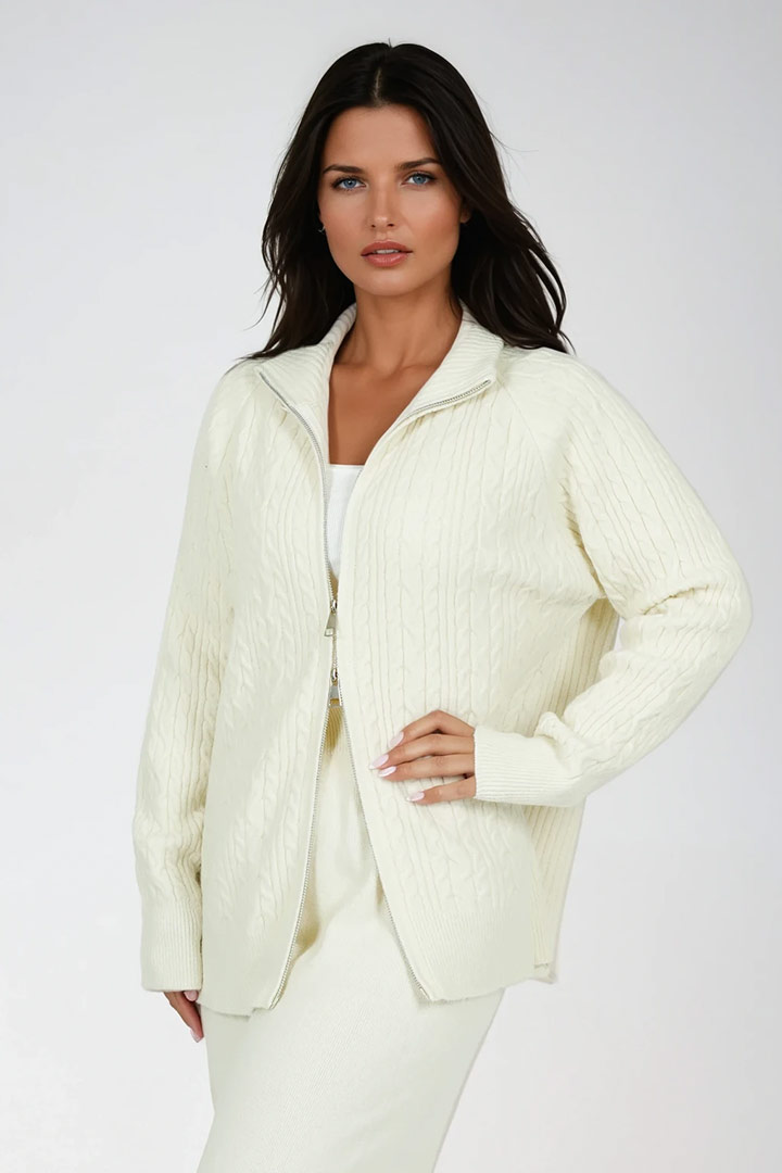 Picture of Cable Knit Set - Beige 