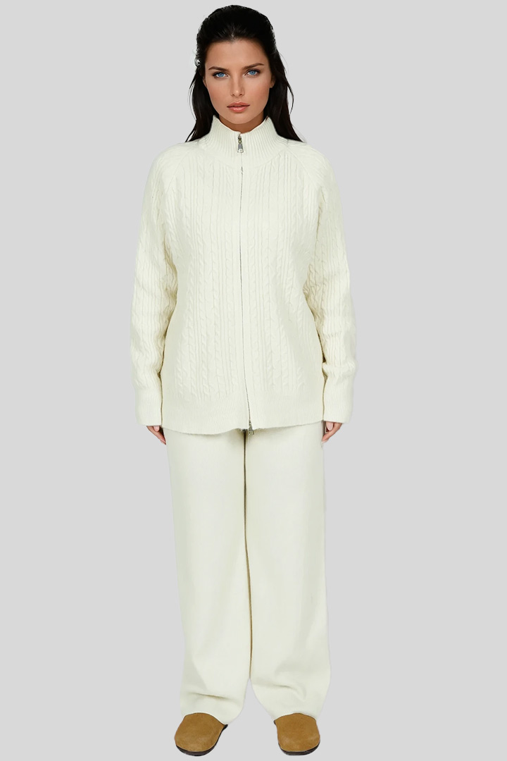 Picture of Cable Knit Set - Beige 