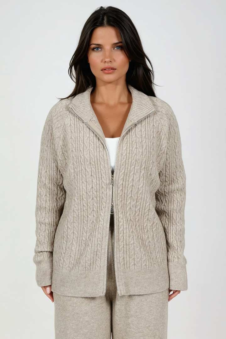 Picture of Cable Knit Set - Khaki