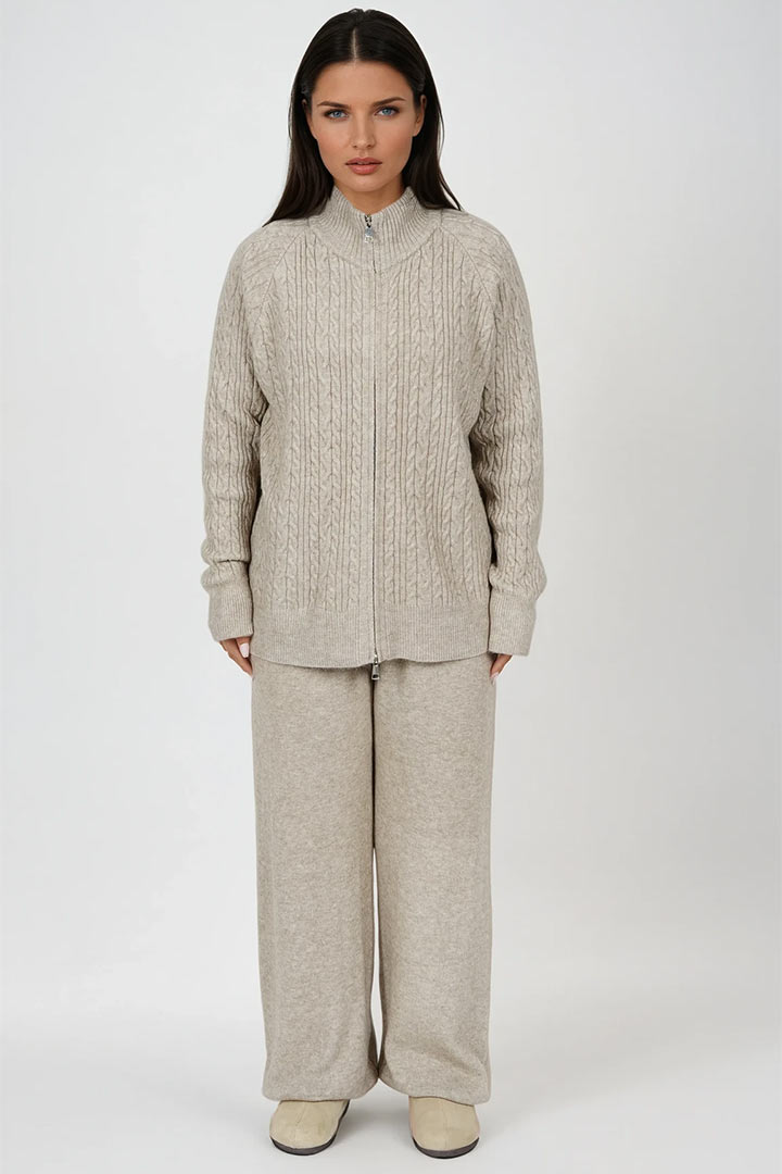 Picture of Cable Knit Set - Khaki