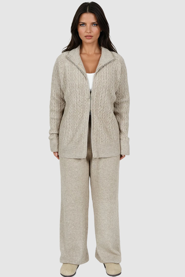 Picture of Cable Knit Set - Khaki