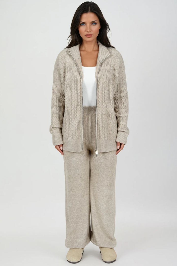 Picture of Cable Knit Set - Khaki