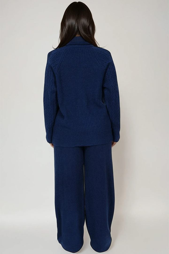 Picture of Cable Knit Set - Navy