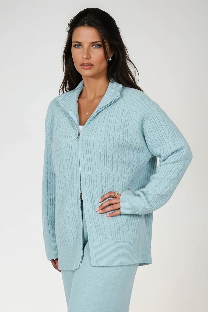 Picture of Cable Knit Set - Blue