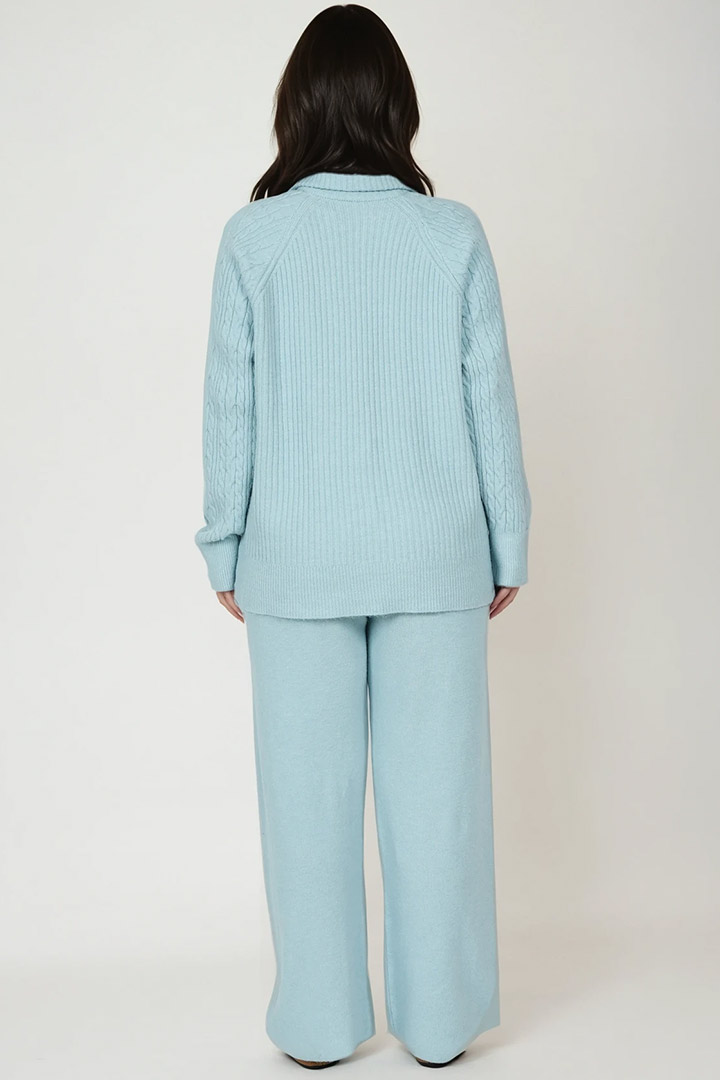 Picture of Cable Knit Set - Blue