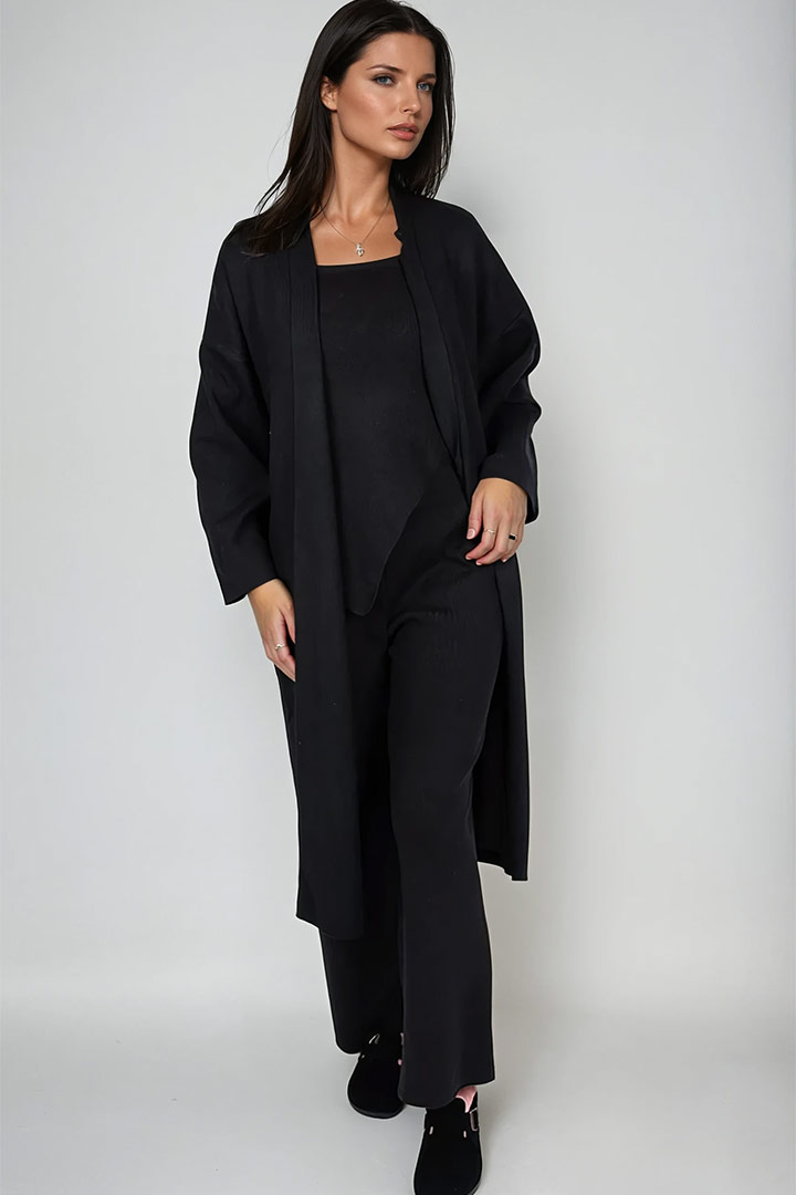 Picture of Asymmetrical 3 Piece Set - Black