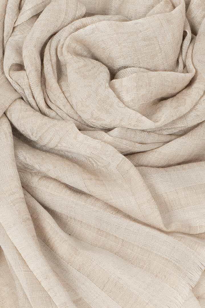Picture of 100% Cashmere Shawl - Crème