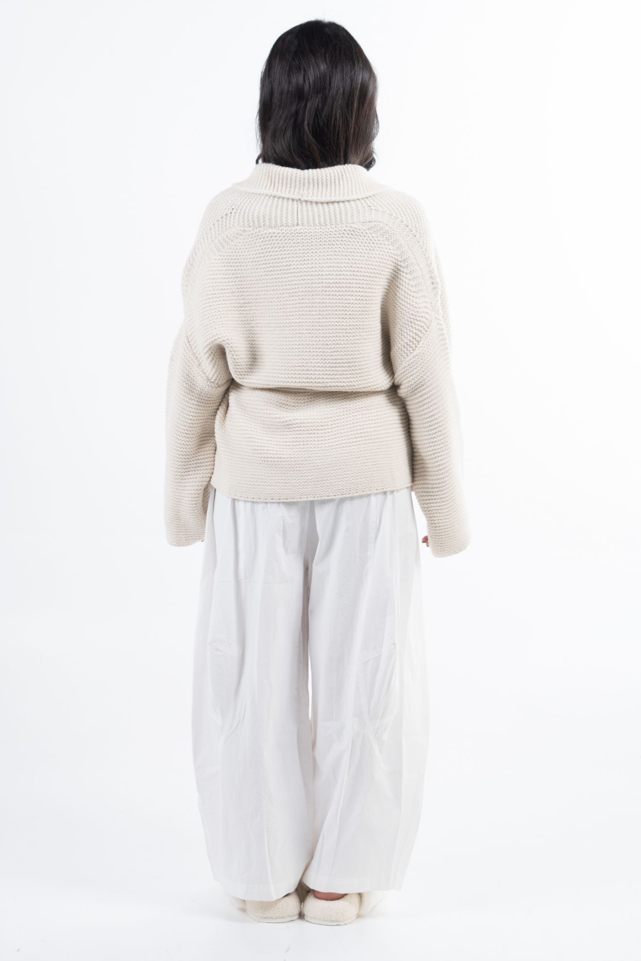 Picture of Short Belted Cardigan - Apricot