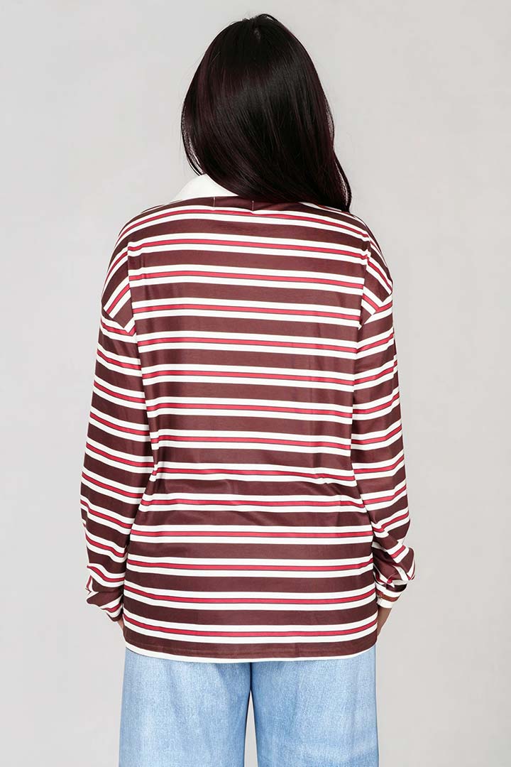 Picture of Rugby T-shirt - Brown