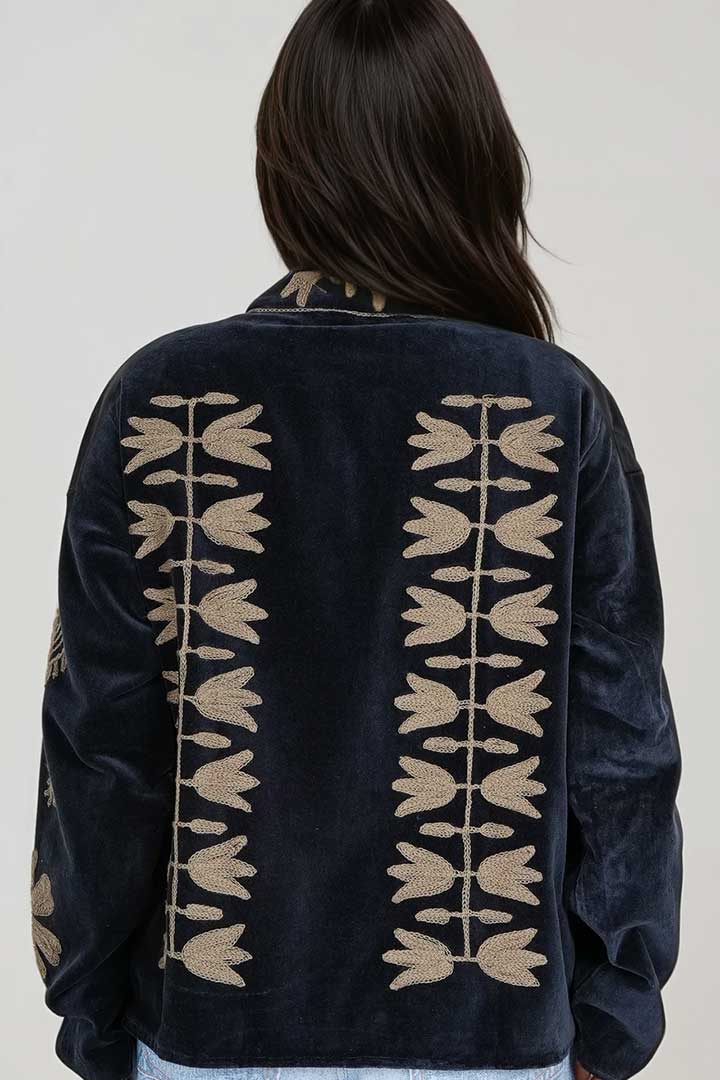 Picture of Handmade Midnight Heritage Suzani Jacket 