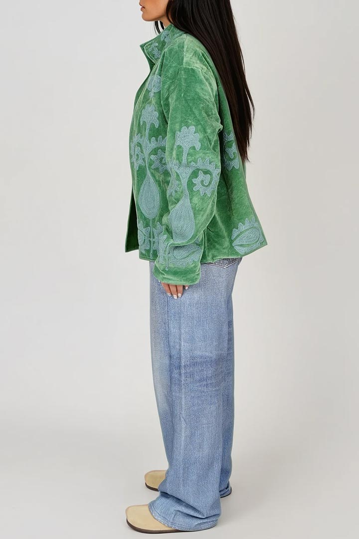 Picture of Handmade Emerald Heritage Suzani Jacket