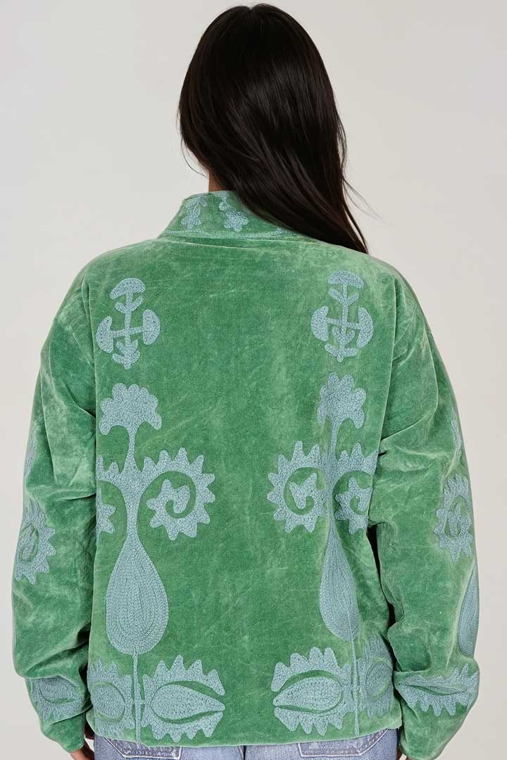 Picture of Handmade Emerald Heritage Suzani Jacket