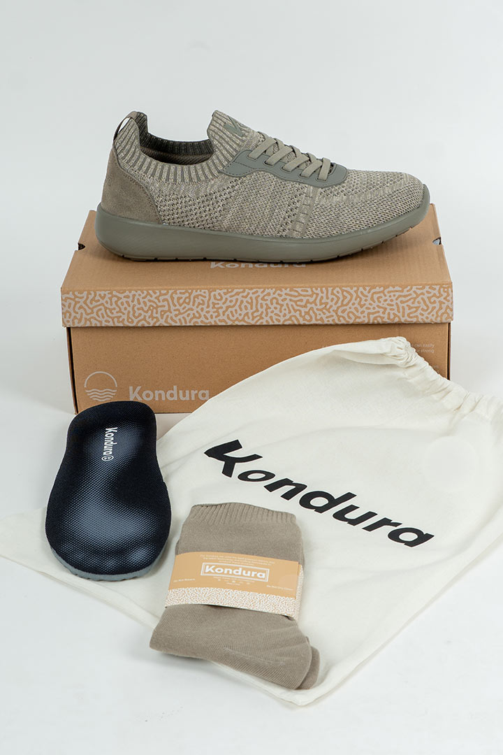 Picture of Cloud Walk - Khaki Blend Suede 