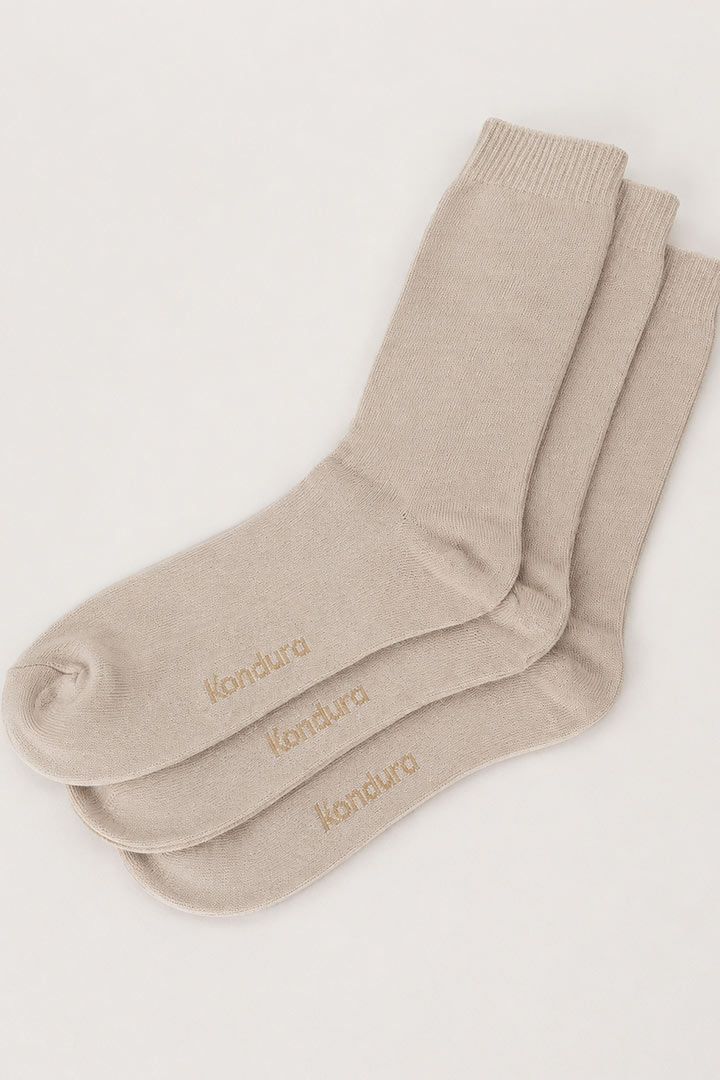 Picture of Cloud Socks Pack of 3 - Off White