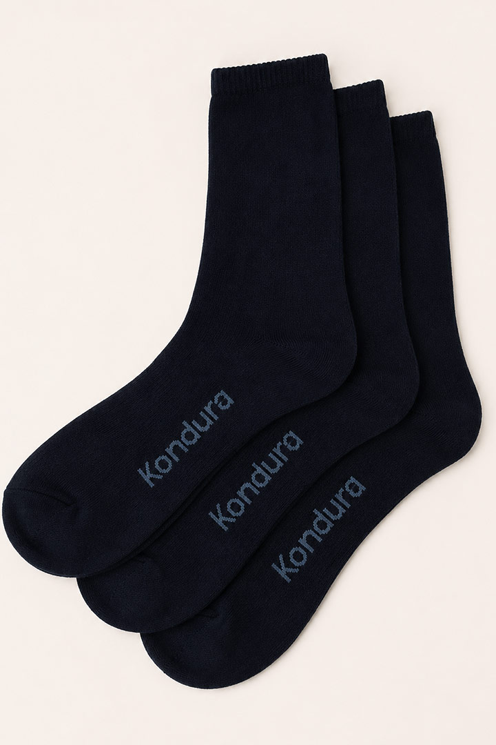 Picture of Cloud Socks Pack of 3 - Navy