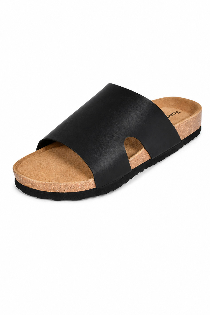 Picture of Cloud Slides - Black Leather