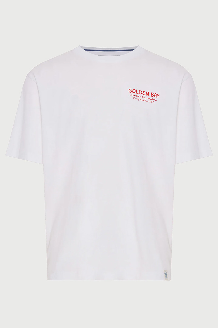 Picture of Backprint Relaxed Tee - White