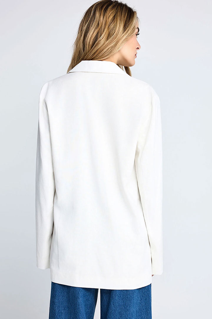 Picture of Linen Blend Blazer - Off White