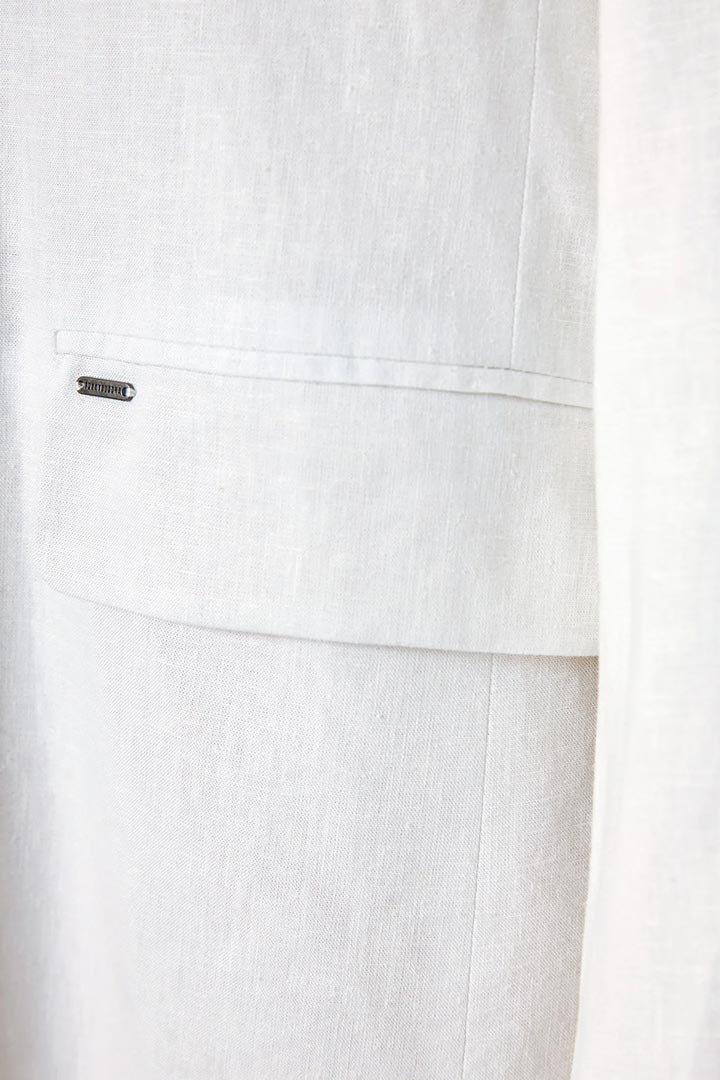 Picture of Linen Blend Blazer - Off White