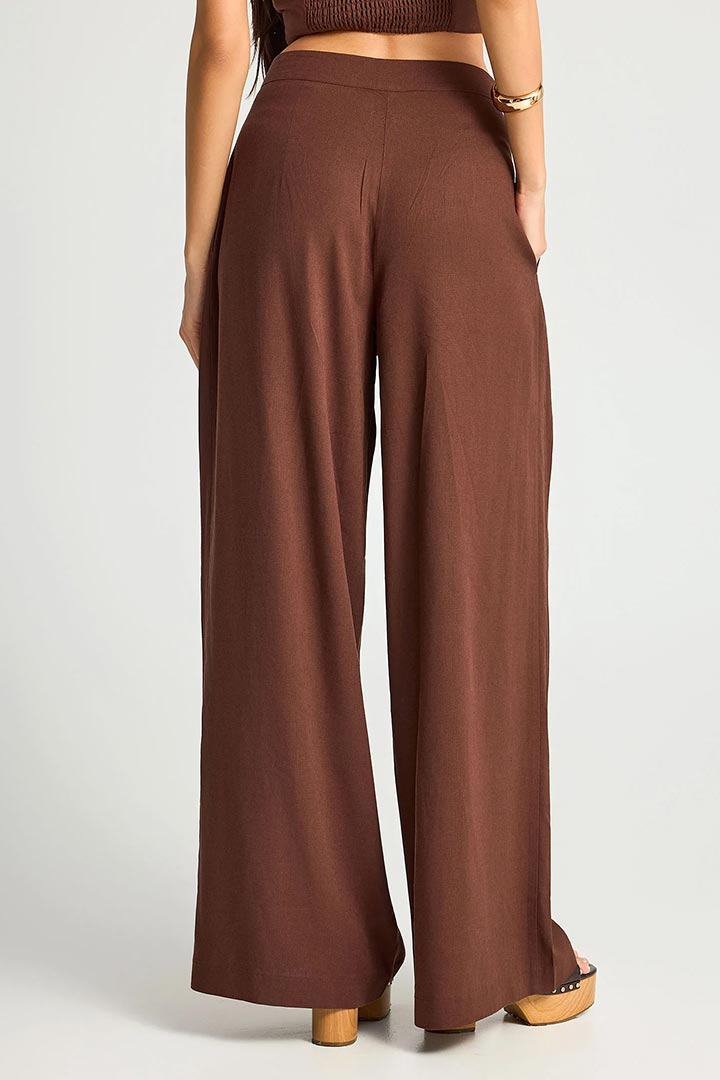 Picture of Linen Blend Pants - Coconut Shell
