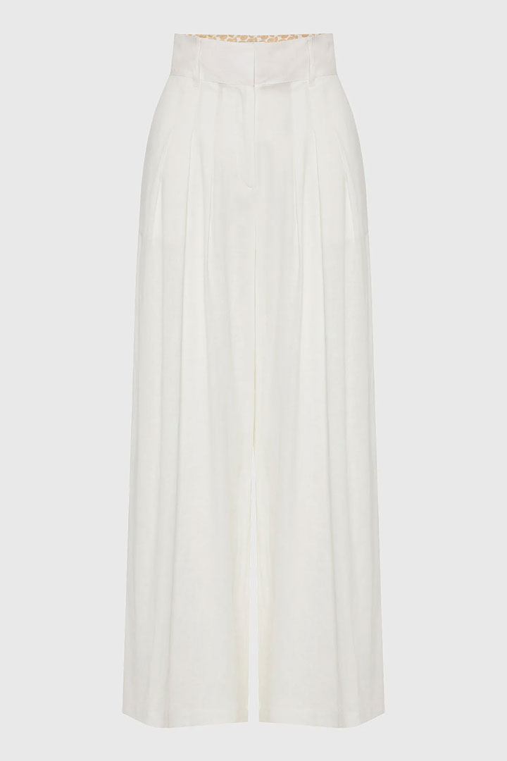 Picture of Linen Blend Pants - Off White