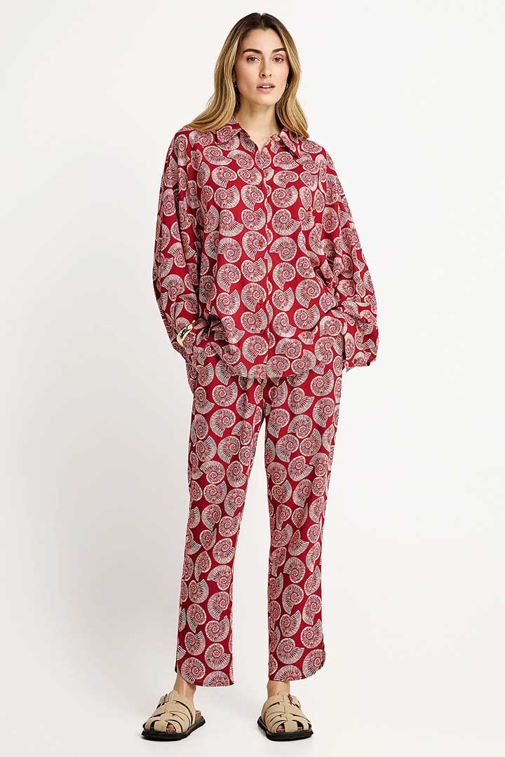 Picture of Linen Blend Shirt - Baked Apple