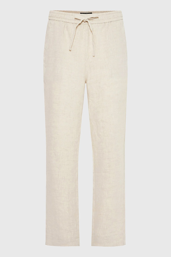 Picture of Linen Chino Pants - Cloud Cream