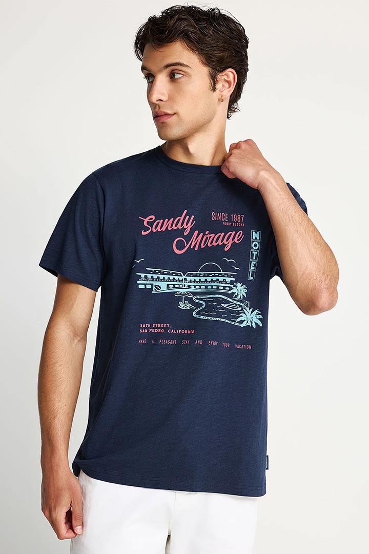 Picture of Cotton T-Shirt - Navy