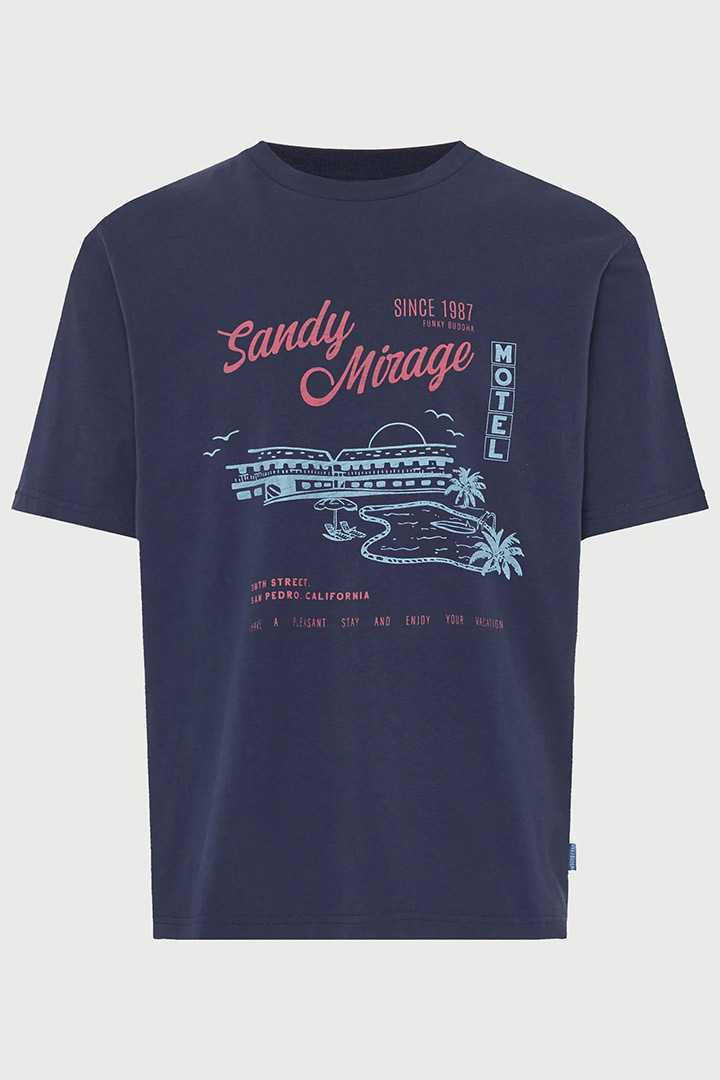 Picture of Cotton T-Shirt - Navy