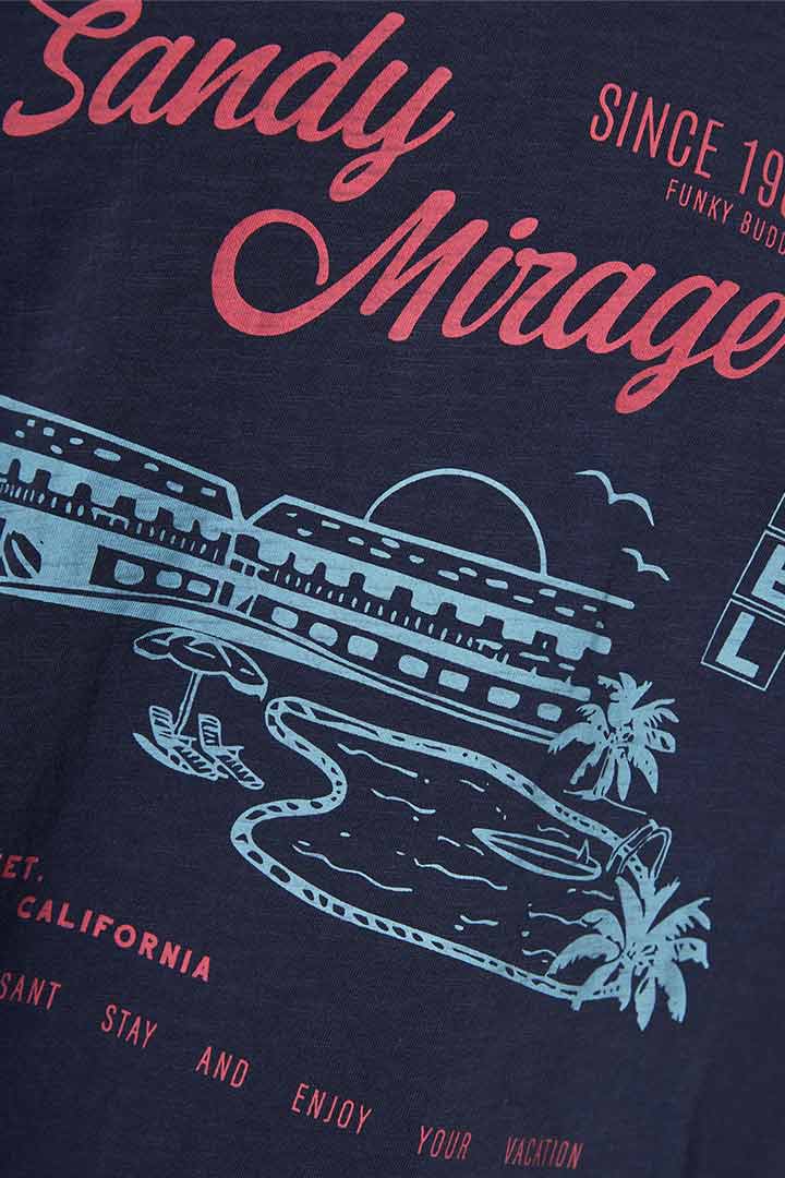 Picture of Cotton T-Shirt - Navy