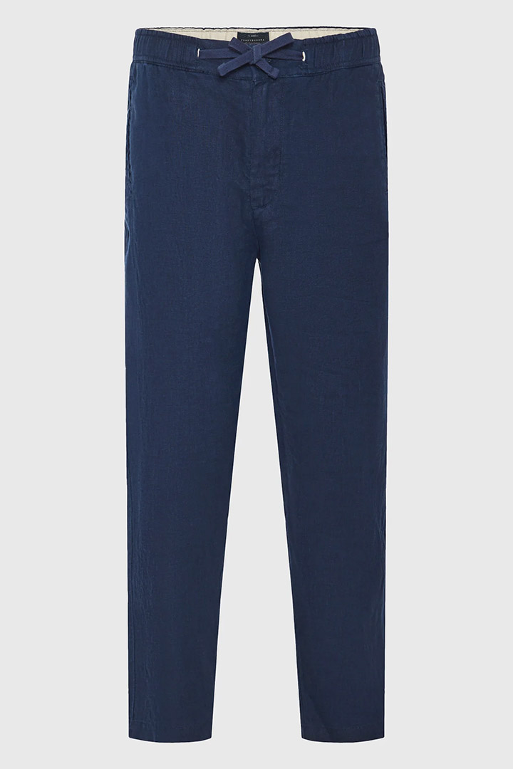 Picture of Linen Chino Pants - Navy