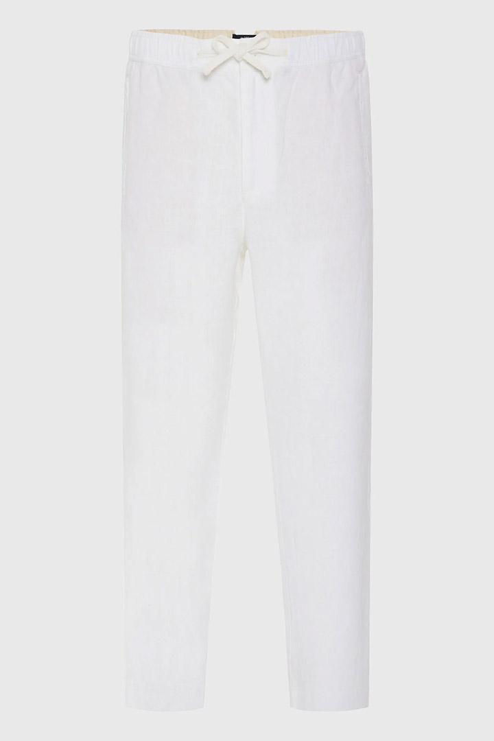 Picture of Linen Chino Pants - White